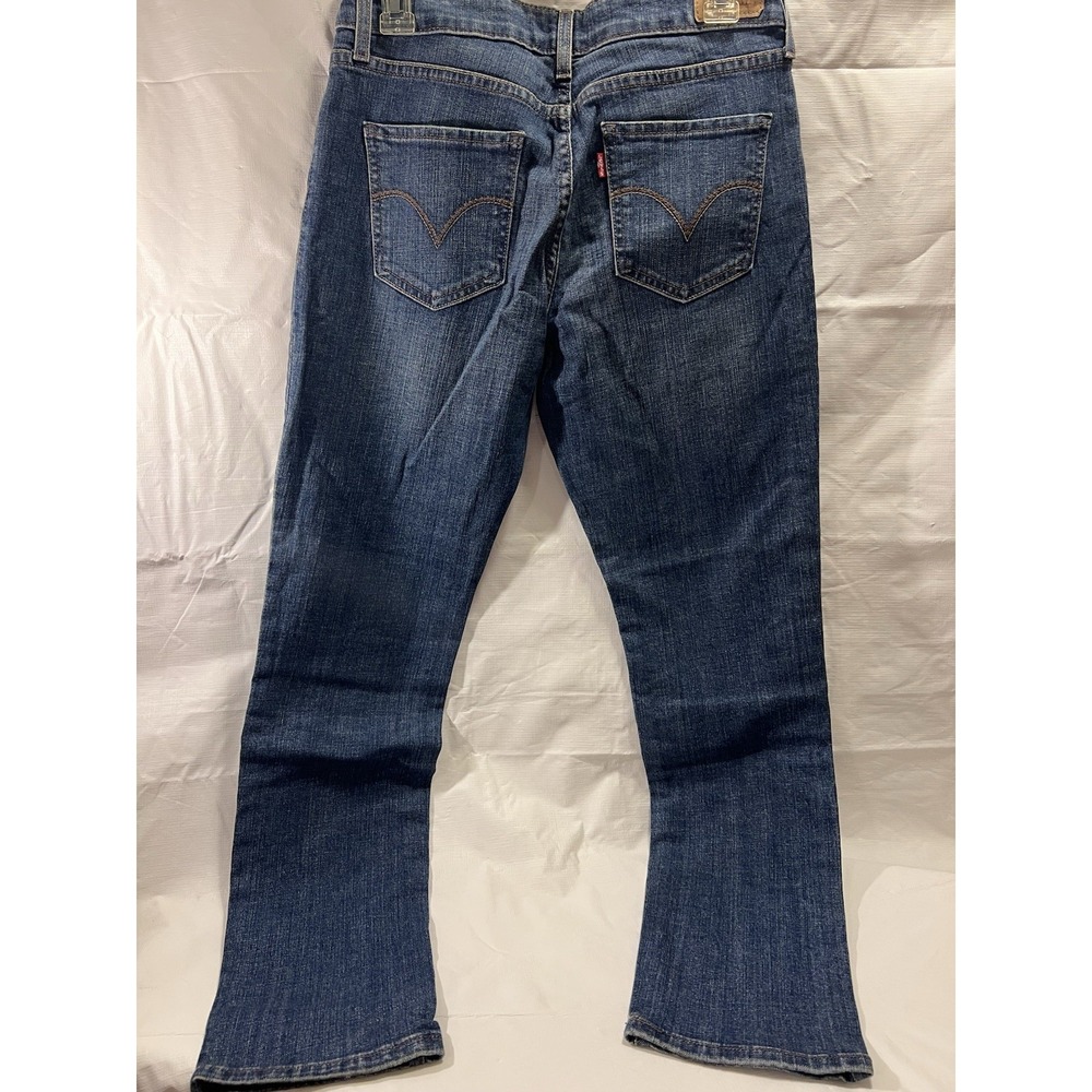 Levi's Classic Womens Mid-Rise Skinny Denim Jeans Blue Size 8 W29 L32 - Picture 8 of 9